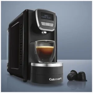ECTQM5LD4F480B_1 jpg - Cafeteira Elétrica Expresso 19 Bar com Tela LCD, 110v, CUISINART EM 15, Preto