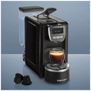 ECTQM5LD4F480B_2 jpg - Cafeteira Elétrica Expresso 19 Bar com Tela LCD, 110v, CUISINART EM 15, Preto