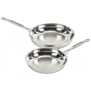 ECTQMXS50H500B_3 jpg - Conjunto de Panelas e Frigideiras de Aço Inoxidável, 11 Peças, CUISINART 77 11G, Prateado