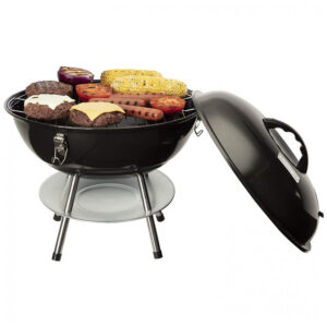 ECTQPZK9QRV80B_3 jpg - Churrasqueira a Carvão Portátil, Serve até 5 Pessoas, CUISINART CCG 216, Preto