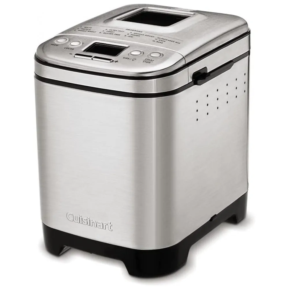ECTQRDF4V8C70B_3 jpg - Panificadora Automática Cuisinart, 12 Programas, 3 Cores Pão, Prata 110V