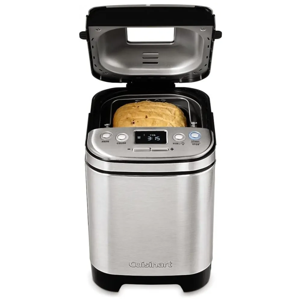 ECTQRDF4V8C70B_4 jpg - Panificadora Automática Cuisinart, 12 Programas, 3 Cores Pão, Prata 110V
