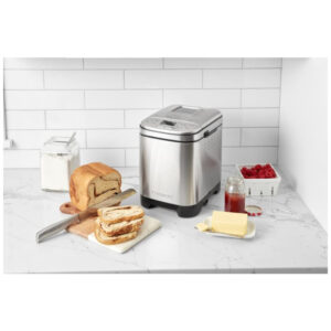 ECTQRDF4V8C70B_7 jpg - Panificadora Automática Cuisinart, 12 Programas, 3 Cores Pão, Prata 110V