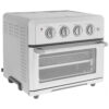 ECTQTCC8GGT80B_0 jpg - Fritadeira Elétrica AirFryer com Temperatura Ajustável e Temporizador, 110V 1800W, Cuisinart CTOA122, Prata