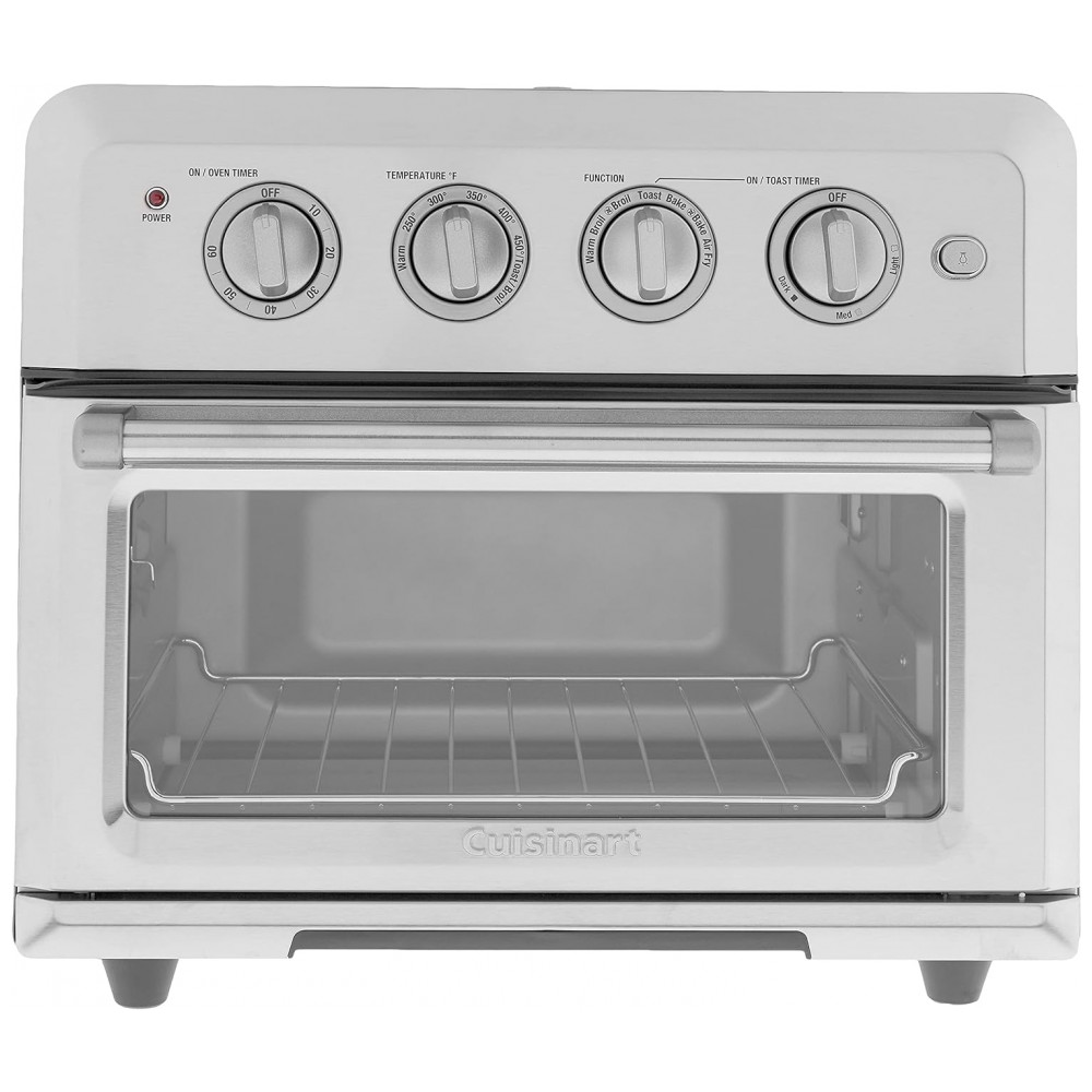 ECTQTCC8GGT80B_3 jpg - Fritadeira Elétrica AirFryer com Temperatura Ajustável e Temporizador, 110V 1800W, Cuisinart CTOA122, Prata