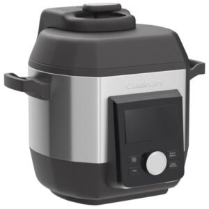 ECTQV8MGV3180B_1-1 jpg - Panela de Pressão 12 em 1 Capacidade 5.6 L, 15 PSI, Aço Inoxidável, CUISINART CPC 900, Cinza