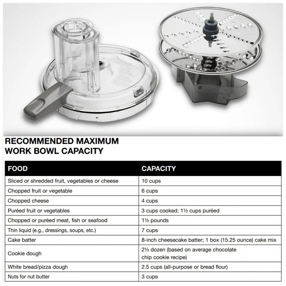 ECTQVQ5RHCG90B_5 jpg - Processador de Alimentos Multifuncional 2.4L, 950W, 110v, CUISINART FP 110, Branco
