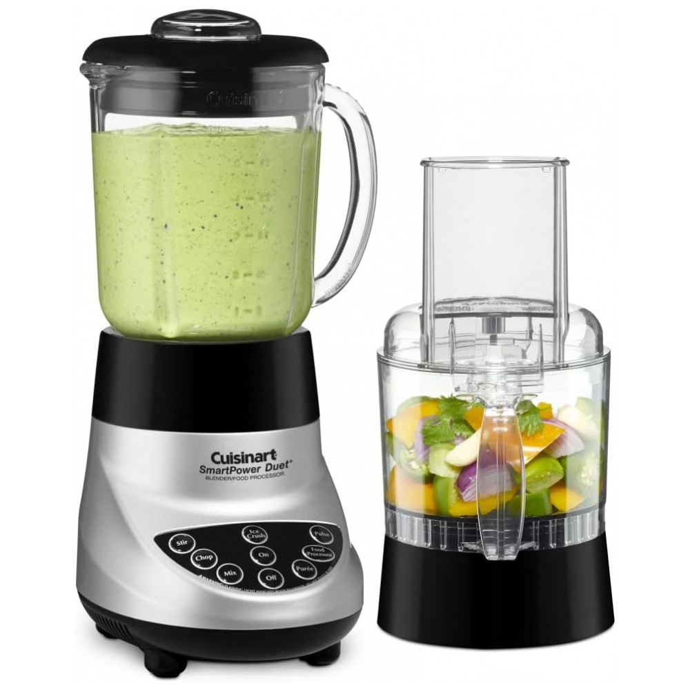 ECTQWOM8KEE10B_5 jpg - Processador de Alimentos, capacidade de 1,4L, com 7 velocidades e multifunções, 500W, prata, 110v, CUISINART BFP 703BC, Prateado