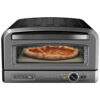 ECTQWQT6PQLC0B_0 jpg - Forno de Pizza Portátil de Bancada em Aço Inoxidável Cuisinart CPZ120, 110V 1800W Preto