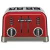 ECTQ8LGZMJ400B_0 jpg - Torradeira de 4 Fatias, Aço Inoxidável, 1800W, 110v, CUISINART CPT 180MRP1, Vermelho
