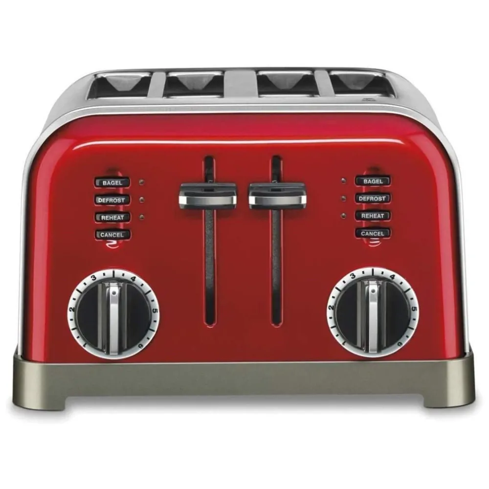 ECTQ8LGZMJ400B_0 jpg - Torradeira de 4 Fatias, Aço Inoxidável, 1800W, 110v, CUISINART CPT 180MRP1, Vermelho