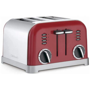 ECTQ8LGZMJ400B_2 jpg - Torradeira de 4 Fatias, Aço Inoxidável, 1800W, 110v, CUISINART CPT 180MRP1, Vermelho