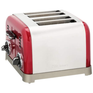 ECTQ8LGZMJ400B_3 jpg - Torradeira de 4 Fatias, Aço Inoxidável, 1800W, 110v, CUISINART CPT 180MRP1, Vermelho