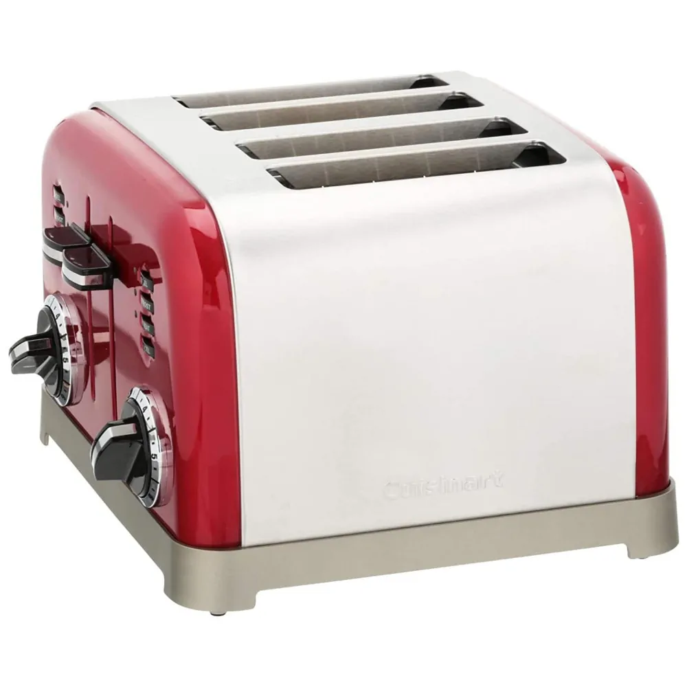 ECTQ8LGZMJ400B_3 jpg - Torradeira de 4 Fatias, Aço Inoxidável, 1800W, 110v, CUISINART CPT 180MRP1, Vermelho