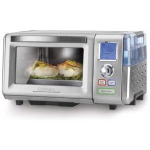 Forno Elétrico a Vapor de Bancada com Controle de Temperatura e Temporizador, Aço Inoxidável, 110V 1800W, CUISINART CSO 300N, Prateado