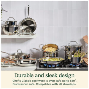 ECTQF6MC80000B_3 jpg - Frigideira em Aço Inoxidável de 25 cm, Cuisinart Chef s Classic 722 24, Prata