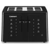 ECTQF7Q34F480B_0 jpg - Torradeira Elétrica 4 Fatias com 6 Níveis de Tostagem e Tela LCD, 110v, CUISINART CPT T40, Preto