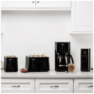 ECTQF7Q34F480B_5 jpg - Torradeira Elétrica 4 Fatias com 6 Níveis de Tostagem e Tela LCD, 110v, CUISINART CPT T40, Preto