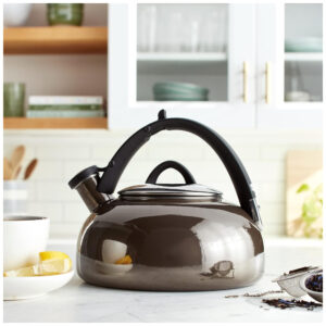 ECTQK22B1SV00B_1 jpg - Chaleira de Chá 2L com Apito, Aço Inoxidável, CUISINART CTK EOS2GG, Cinza