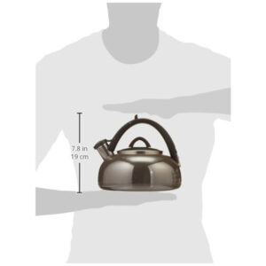 ECTQK22B1SV00B_2 jpg - Chaleira de Chá 2L com Apito, Aço Inoxidável, CUISINART CTK EOS2GG, Cinza