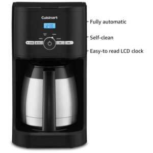 ECTQKM374L690B_3 jpg - Cafeteira Elétrica Programável Reservatório 1.8L com Tela LCD, 110v, CUISINART DCC 1170BK, Preto