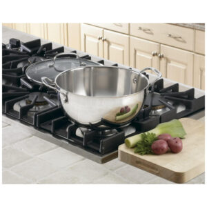 Panela Multiuso em Aço Inoxidável 5,2L com Tampa de Vidro, para Versatilidade e Qualidade em Sua Cozinha, Cuisinart 755 26GD, Prata