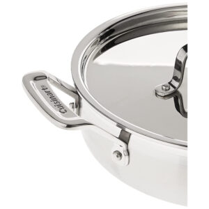 ECTQO21YJL900B_3 jpg - Caçarola em Aço Inoxidável com Tampa e Capacidade 2,8L, Traga Praticidade e Qualidade na Sua Cozinha, Cuisinart MCP55 24N