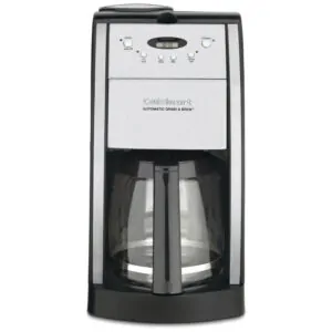 ECTQQ54PTV000B_0 jpg - Cafeteira Elétrica Programável P1 Programável Com Moagem e Fermentação 12 Xícaras, CUISINART DGB 550BK, Prateado