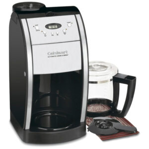 ECTQQ54PTV000B_2 jpg - Cafeteira Elétrica Programável P1 Programável Com Moagem e Fermentação 12 Xícaras, CUISINART DGB 550BK, Prateado