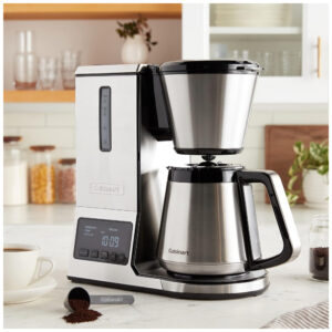 ECTQS4VUU2410B_3 jpg - Cafeteira Elétrica Programável 8 Xícaras Filtro em Aço Inoxidável, CUISINART CPO 850, Cinza