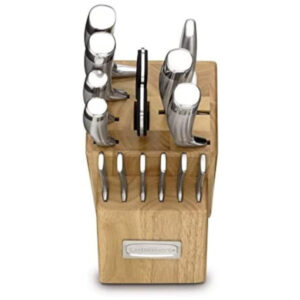 ECTQYADGKQK10B_1 jpg - Cuisinart C99SS 15P Conjunto de Facas com Afiador Embutido e Bloco de Bancada 15 Peças, Prata