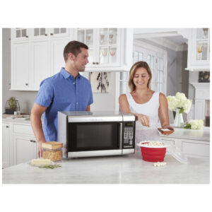 ECTQ02J9WI000B_1 jpg - Forno Microondas de Aço Inoxidável, CUISINART CMW 100, Prateado