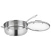 ECTQ0OZ8UAN00B_0 jpg - Panela Profissional com Tampa 6 Litros em Aço Inoxidável, Cuisinart