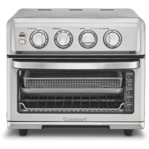 ECTQ4NTBWSH90B_0 jpg - Forno Elétrico de Bancada 8 em 1 com Controle de Temperatura e Temporizador, Cuisinart TOA 70, 110V 1800W, Cinza