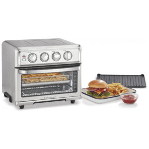 ECTQ4NTBWSH90B_3 jpg - Forno Elétrico de Bancada 8 em 1 com Controle de Temperatura e Temporizador, Cuisinart TOA 70, 110V 1800W, Cinza