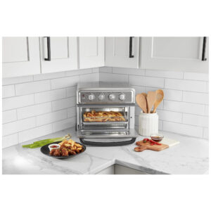 ECTQ4NTBWSH90B_6 jpg - Forno Elétrico de Bancada 8 em 1 com Controle de Temperatura e Temporizador, Cuisinart TOA 70, 110V 1800W, Cinza