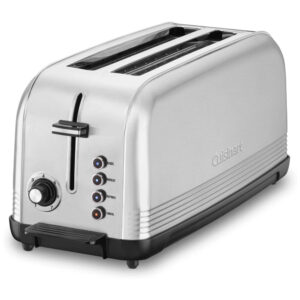 ECTQ9X2WHBM80B_0 jpg - Torradeira, com 2 fatias,900W, aço inoxidável, 110v, CUISINART CPT 2500, Prateado