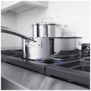 ECTQEYV8UAN00B_4 jpg - Conjunto de Panelas e Frigideiras Antiaderentes Profissional, 12 Peças, Aço Inoxidável, CUISINART 89 13, Prateado