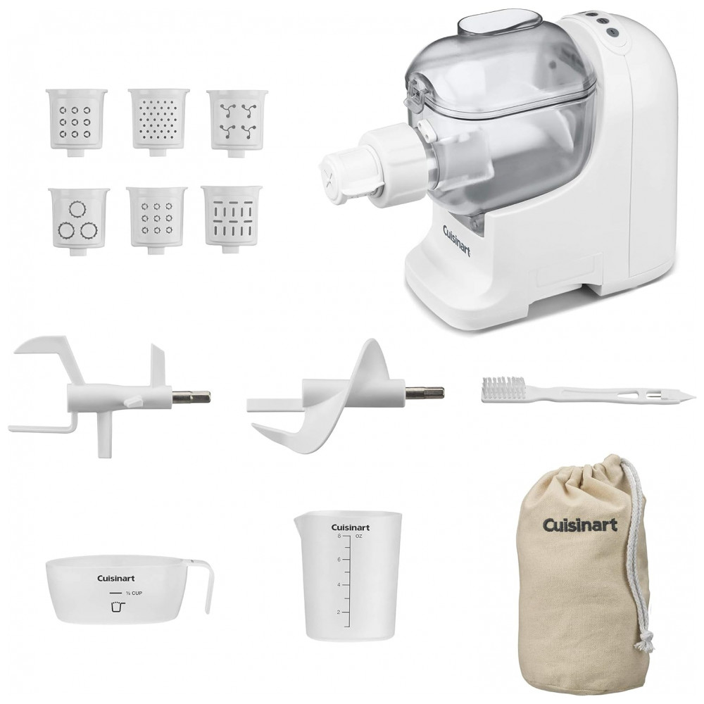 ECTQFVY34XL80B_4 jpg - Máquina de Macarrão Automática, 110v, CUISINART PM 1, Branco
