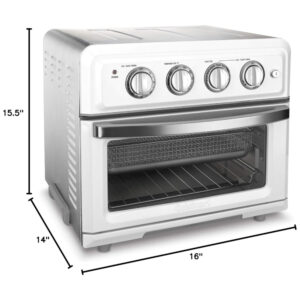 ECTQKWQ54F480B_8 jpg - Forno Elétrico de Bancada com 7 Funções, 1800W, 110v, CUISINART TOA 60W, Branco