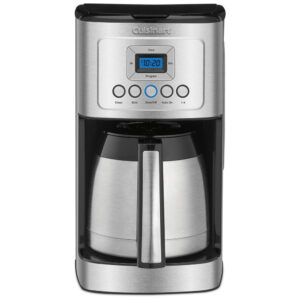 ECTQONQ5T6N10B_0 jpg - Cafeteira Elétrica Programável Térmica Garrafa Aço Inoxidável de 12 Xícaras, CUISINART DCC 3400, Prateado