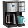 ECTQONY4GIK10B_0 jpg - Cafeteira Elétrica Programável P1 Cap. 12 Xícaras Filtro Reutilizável Alçaço Inoxidável Cor, CUISINART SS 15, Prateado