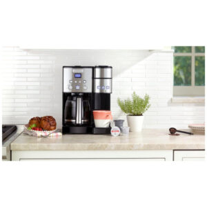 ECTQONY4GIK10B_2 jpg - Cafeteira Elétrica Programável P1 Cap. 12 Xícaras Filtro Reutilizável Alçaço Inoxidável Cor, CUISINART SS 15, Prateado