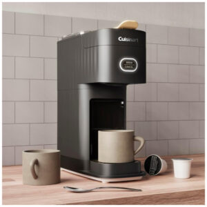 Maquina de Café de Dose Única com Desligamento Automático, 110V, Cuisinart Soho SS 7BK, Preta