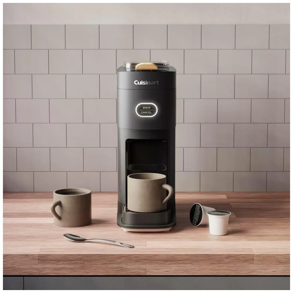 Maquina de Café de Dose Única com Desligamento Automático, 110V, Cuisinart Soho SS 7BK, Preta