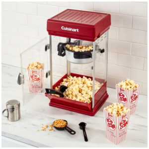 ECTQVNGNH87C0B_4 jpg - Máquina de Pipoca Cuisinart Estilo Teatro com Capacidade de 4 Litros, Sem Tempo de Aquecimento. Fácil de Servir e Limpar, com Colher de Pipoca.
