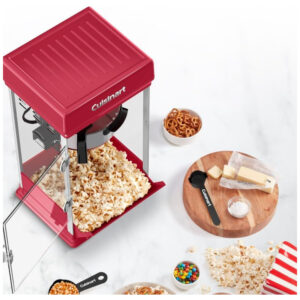 ECTQVNGNH87C0B_5 jpg - Máquina de Pipoca Cuisinart Estilo Teatro com Capacidade de 4 Litros, Sem Tempo de Aquecimento. Fácil de Servir e Limpar, com Colher de Pipoca.