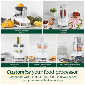 ECTQVNXPPDH90B_5 jpg - Processador de Alimentos Compacto 3.2L Aço Inox, 110v, CUISINART FP 130, Branco