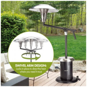 ECTQTDTBLVK90B_4-1 jpg - Aquecedor de Pátio a Gás Extra Grande com Escudo Térmico Cuisinart COH 400, Preto