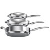 ECTQY86MWHH80B_0 jpg - Conjunto de Panelas e Frigideiras Antiaderentes de Aço Inoxidável, Peças, CUISINART N91 11, Prateado